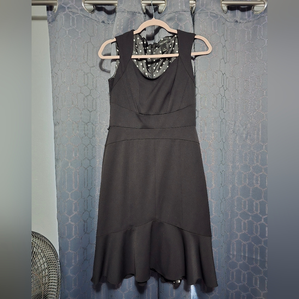 White House Black Market Elegant Black Sleeveless Dress